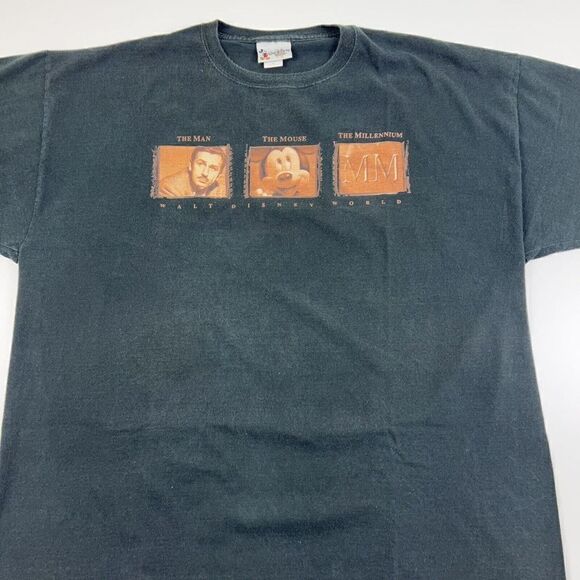 VTG Y2K 2000 Walt Disney World The Man The Mouse The Millennium T Shirt Sz XL - Picture 3 of 11